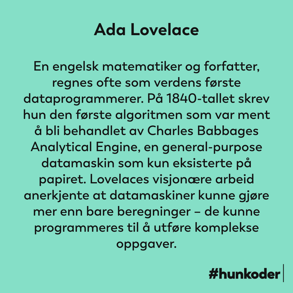 Ada lovelace